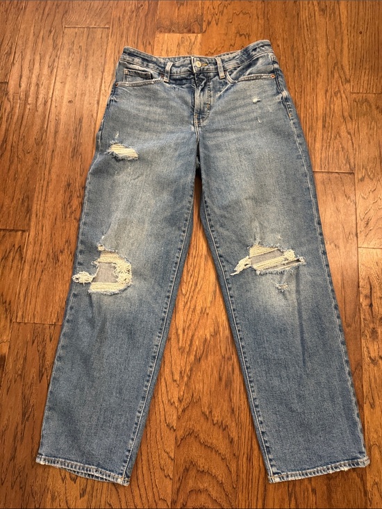 Old Navy Denim - Old Navy Light Blue Distressed O.G. Loose Jeans